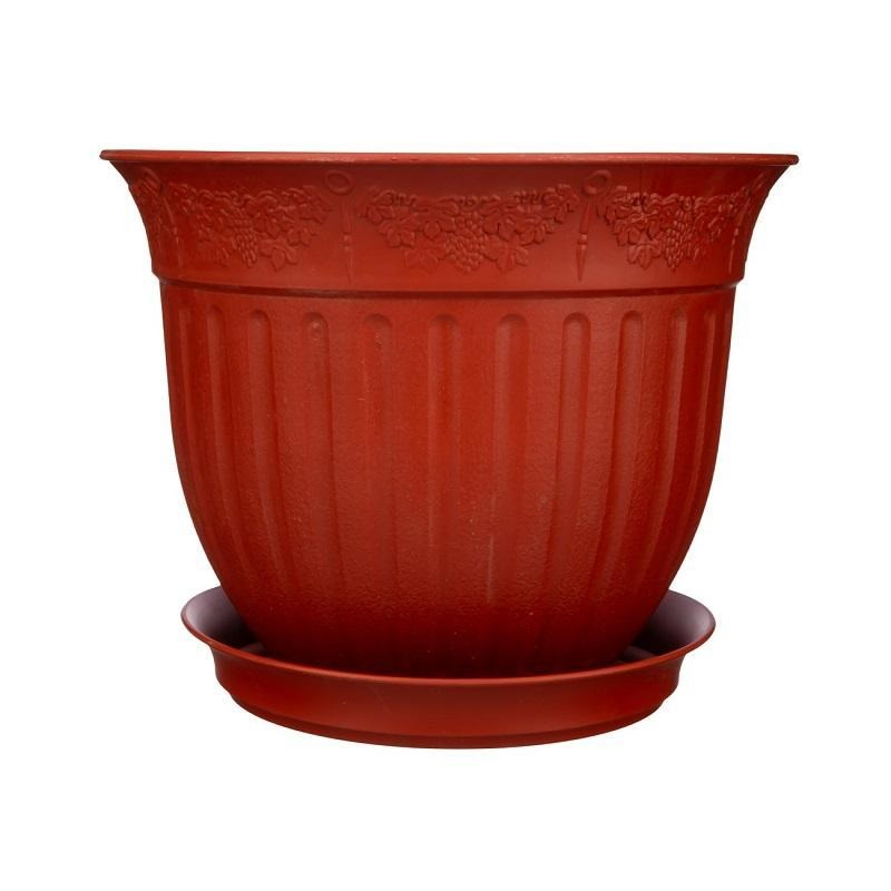 Горшок Виноград (терракотовый) 4 л