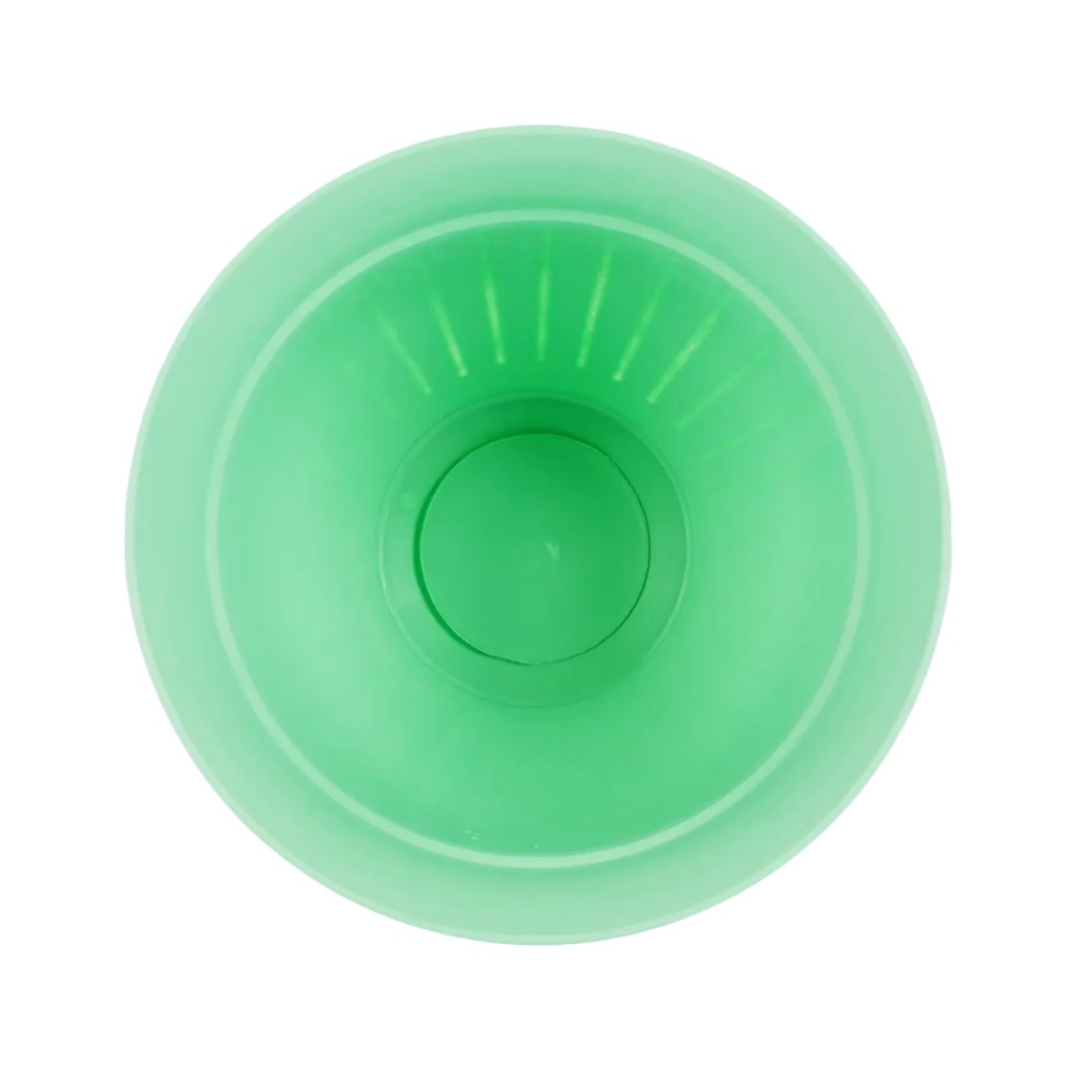 Кашпо Виноград с поддоном, 6.0 л, 30х24 см, мятный, для домашних и уличных растений