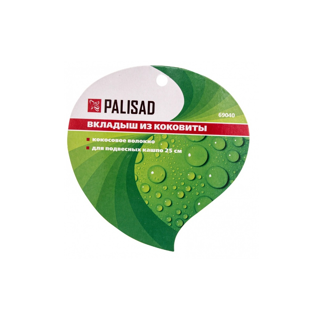 Вкладыш из коковиты Palisad, полукруглый, диаметр 25 см, 69040