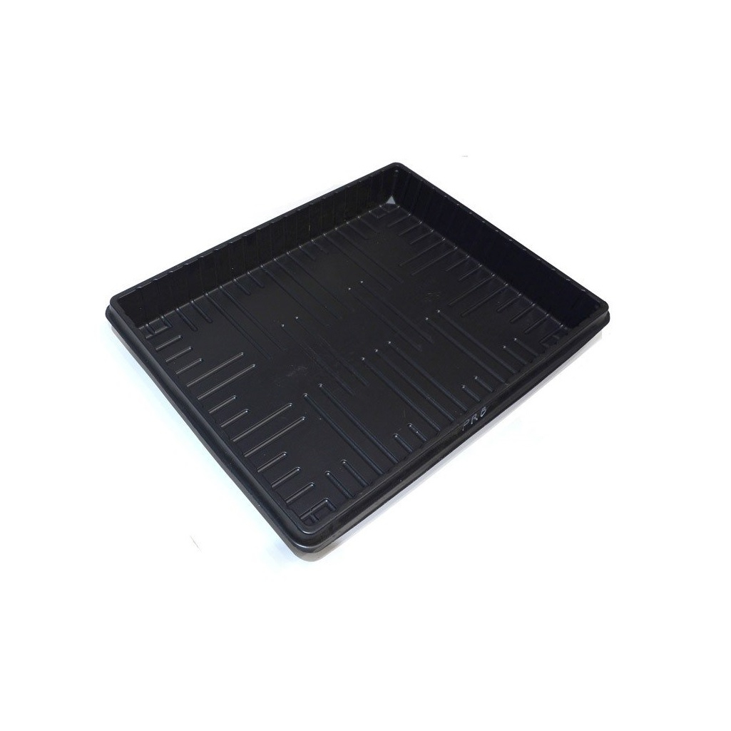 Поддон для рассадной кассеты, глубокий, 60х40х6 см, пластик, черный