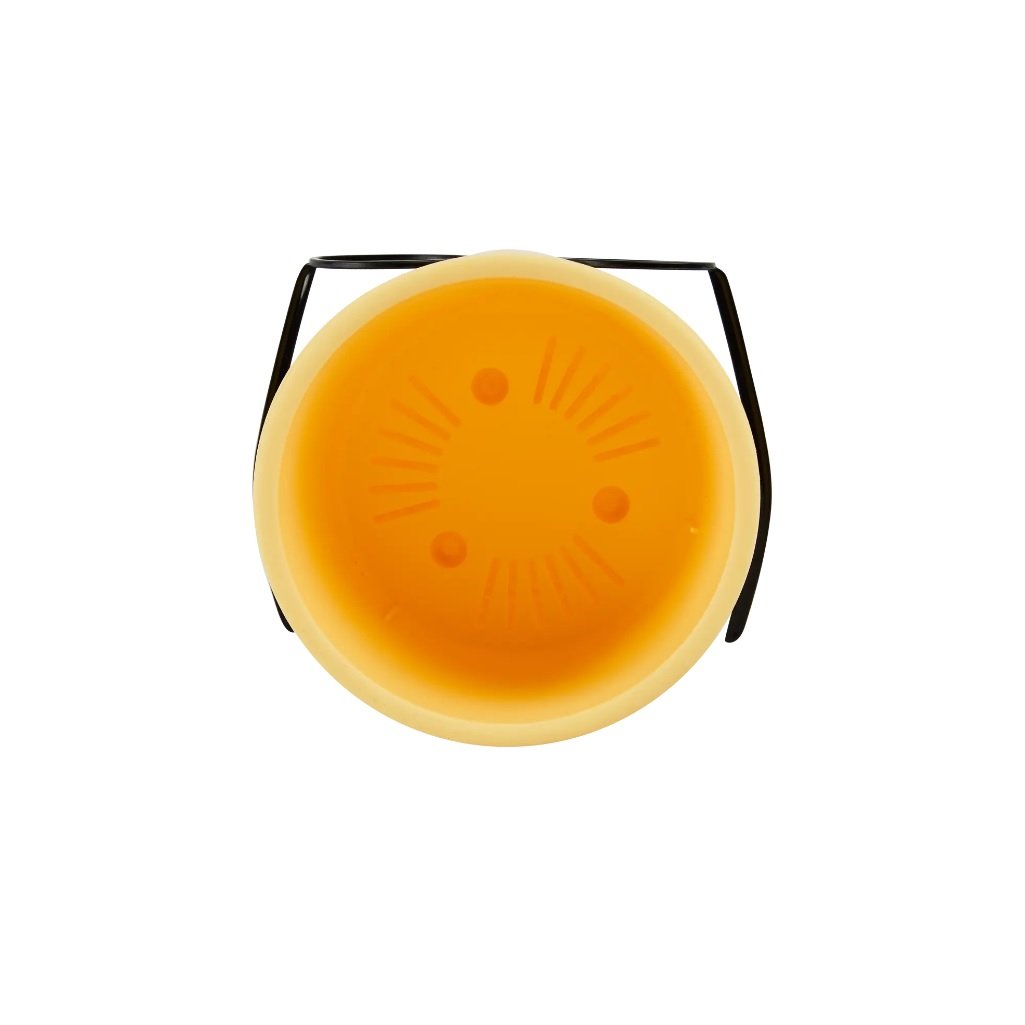 Кашпо Idea Стив со вставкой, банановый, диаметр 115 мм, объем 0.65 л 