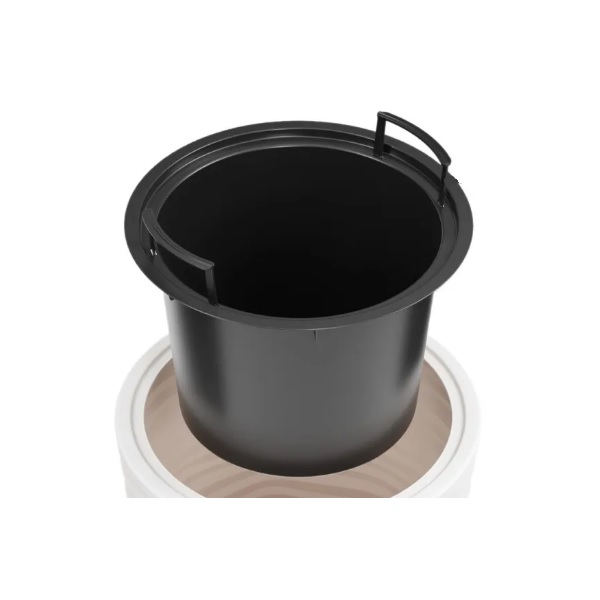 Кашпо напольное Оазис, с внутренним горшком,  светло-бежевое 43 л