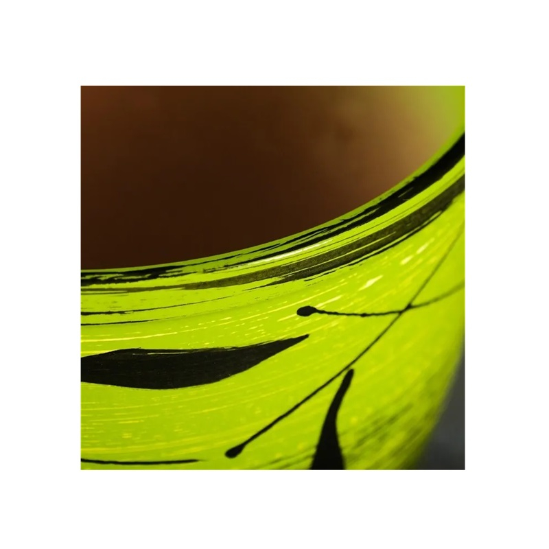 Горшок цветочный Листья с поддоном 1.8л