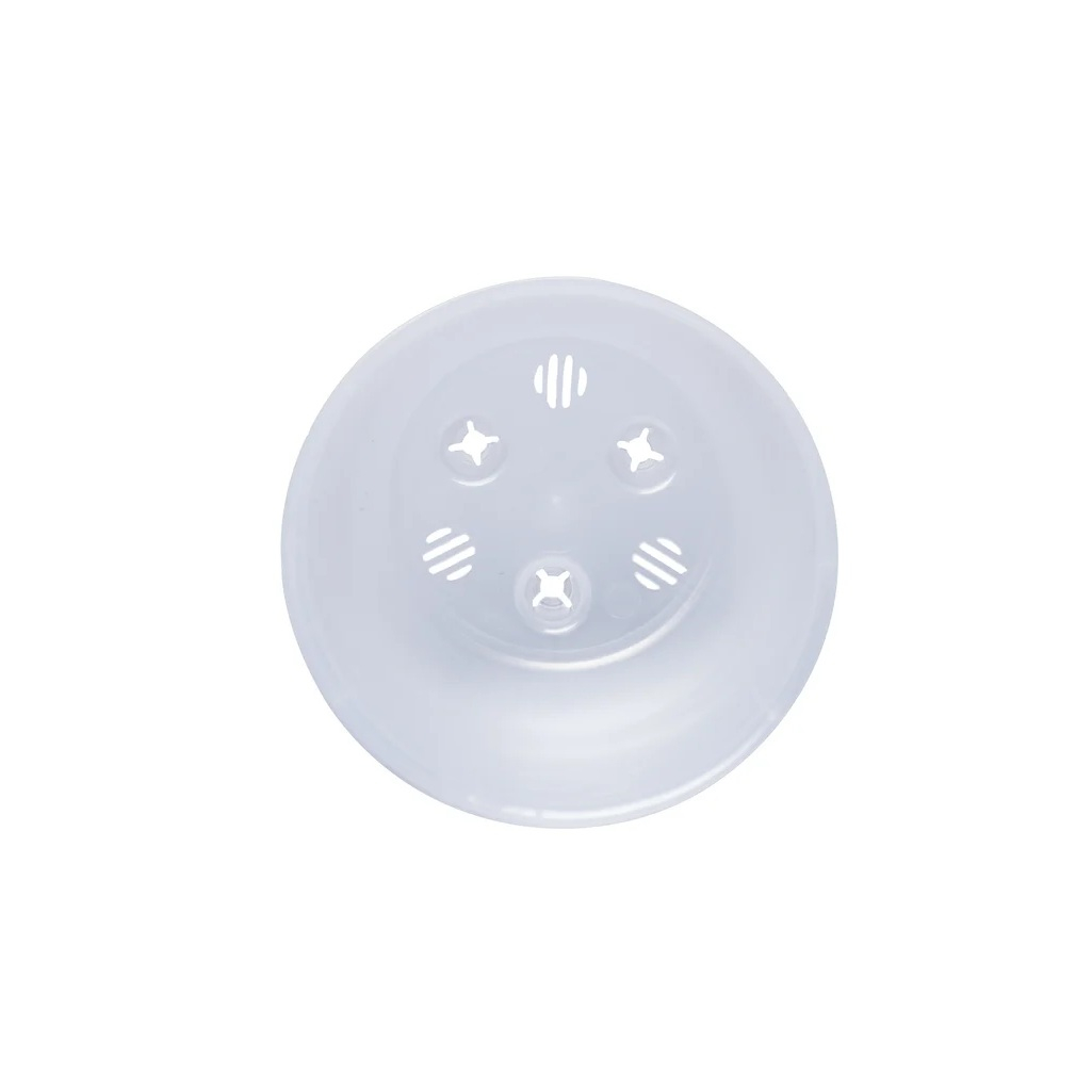 Горшок для цветов Liveingreen Дельта Д13-00 с вкладкой, прозрачный, 13х13.5 см, 1.5 л