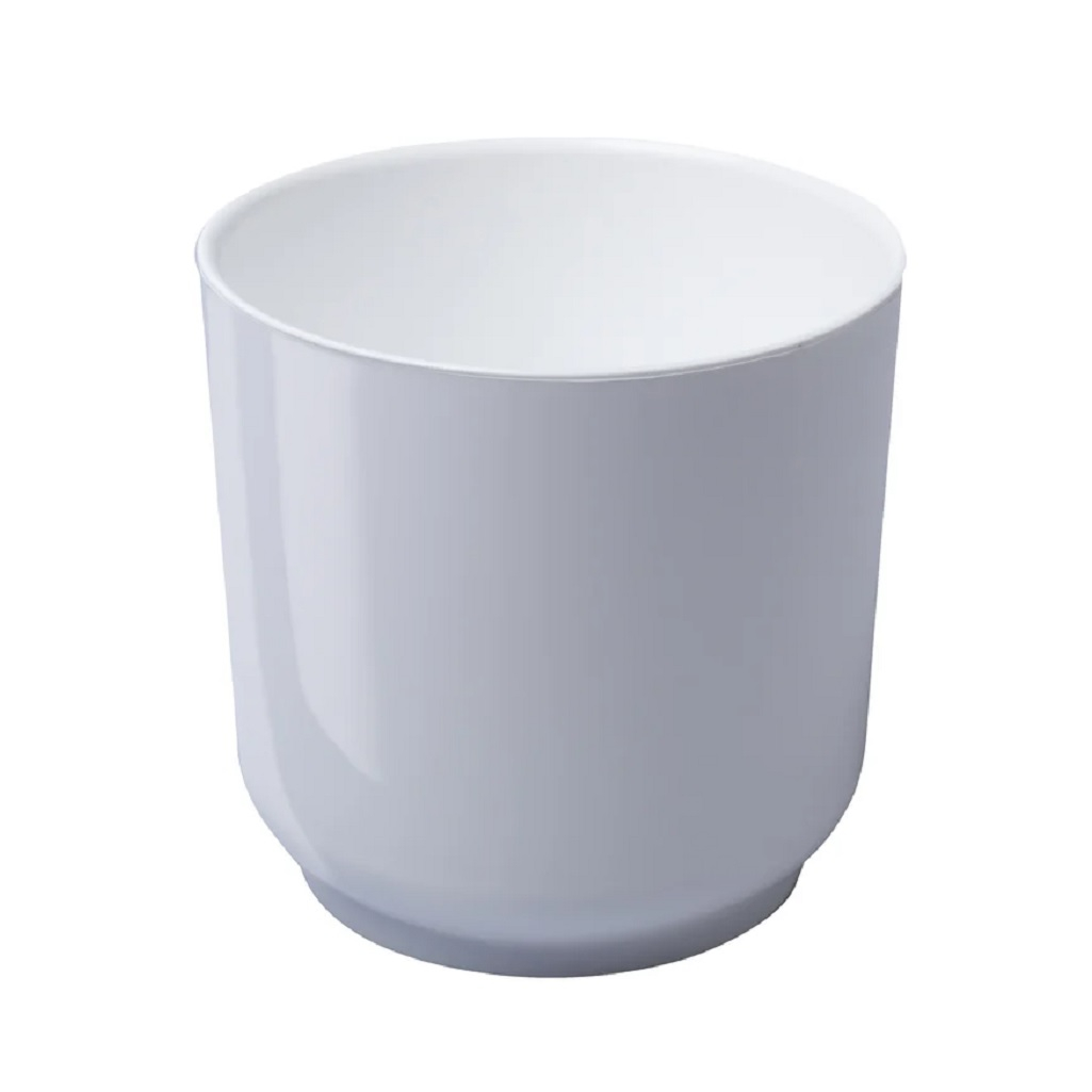 Горшок Live InGreen 063470 Дельта, для цветов, съемная вставка, белый, с вкладкой D-13.5 см, 1.5 л