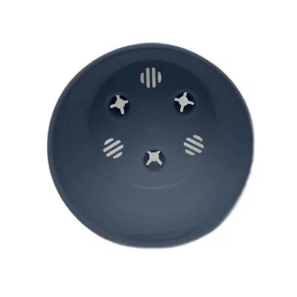 Горшок для цветов Liveingreen Дельта Д13-12 с вкладкой, пластик, антрацит, 13х13.5 см, 1.5 л