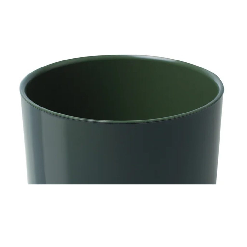 Горшок для цветов Liveingreen Дельта Д17-32 с вкладкой, пластик, нефрит, 17х17 см, 3.2 л