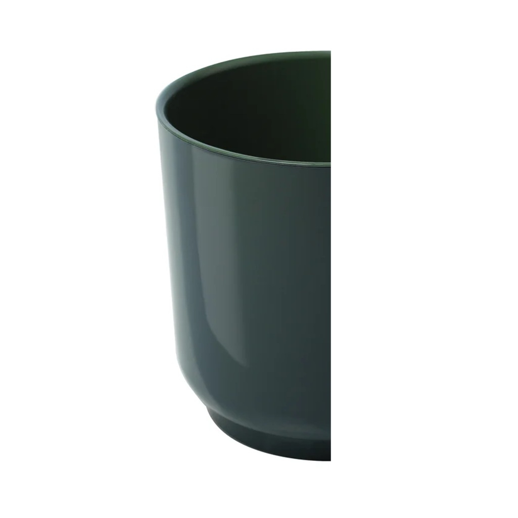 Горшок для цветов Liveingreen Дельта Д17-32 с вкладкой, пластик, нефрит, 17х17 см, 3.2 л