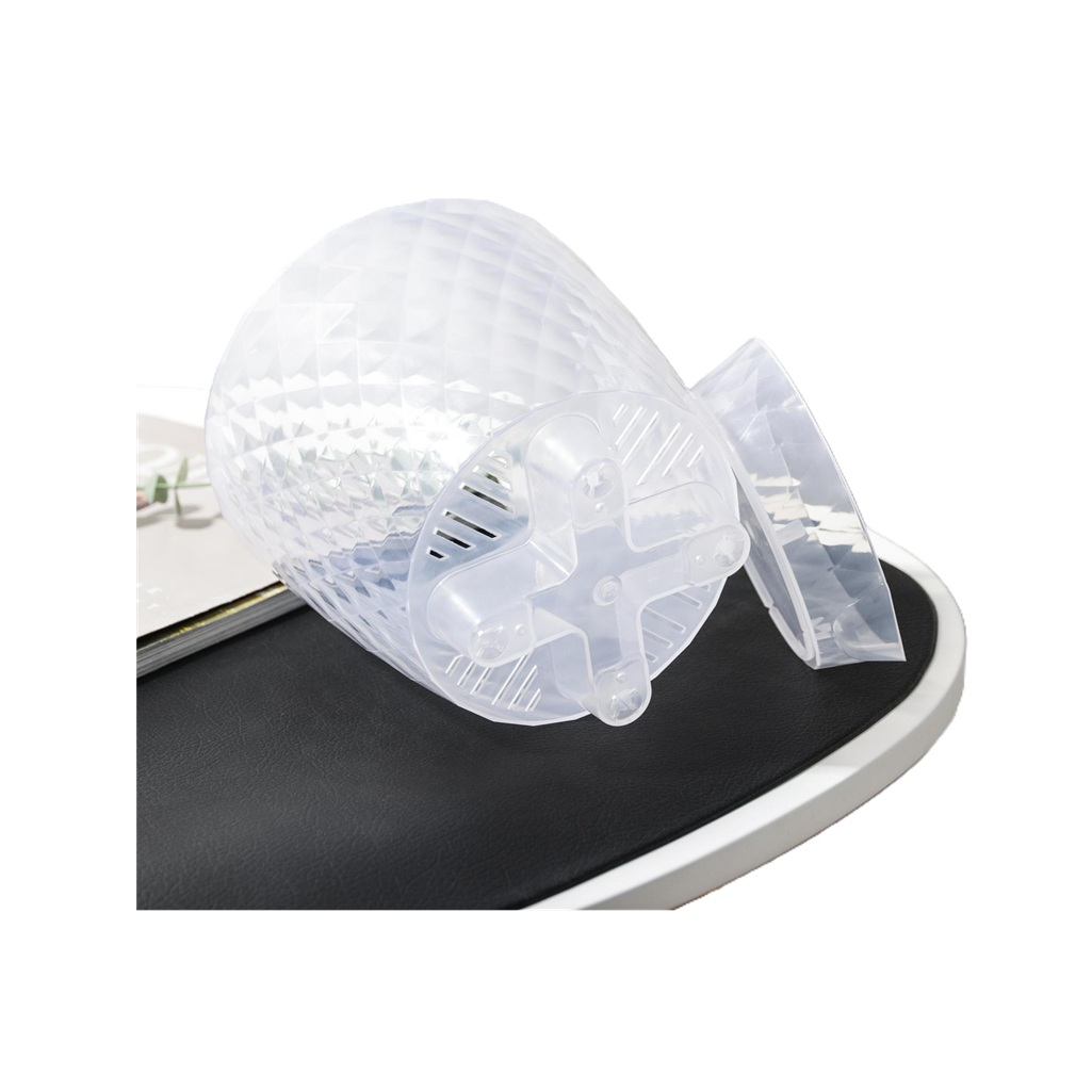 Горшок для цветов Румба с прикорневым поливом, пластик, прозрачный, 14х14.5 см, 1.5 л