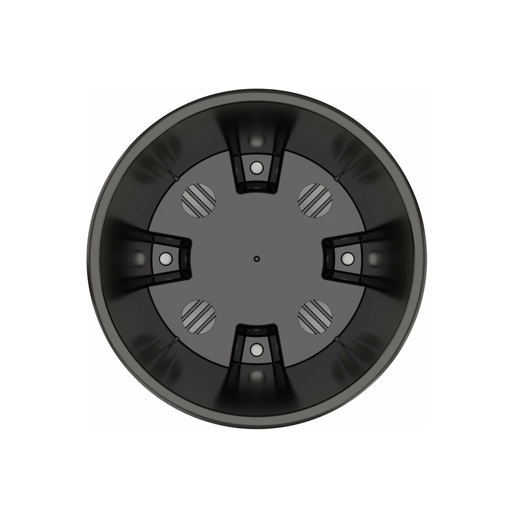 Горшок цветочный Альтернатива Линель двойной, пластик, белый, 6 л