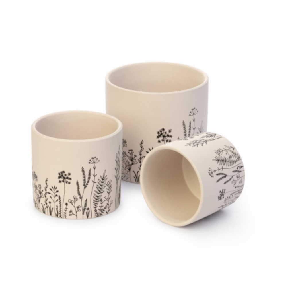 Горшок цветочный Альтернатива Моне керамический, объем 1.25 л, высота 12.5 см