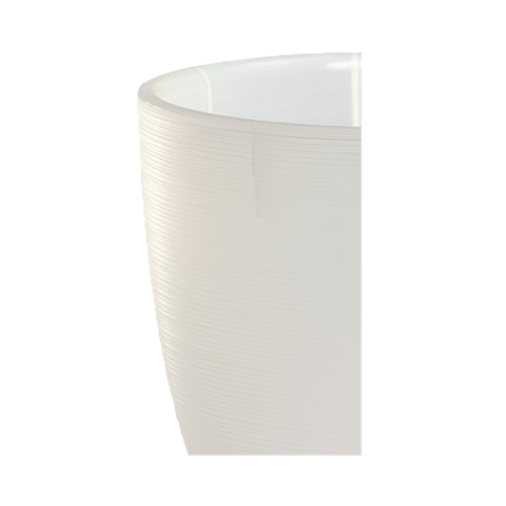 Горшок для цветов Ливингрин Де Коста с вкладкой, пластик, прозрачный, 16х16 см, 2.25 л