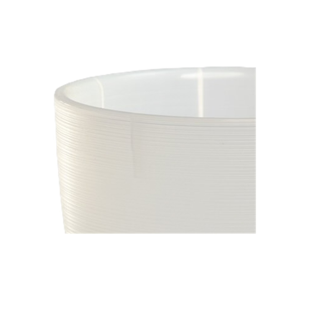 Горшок для цветов Ливингрин Де Коста с вкладкой, пластик, прозрачный, 16х16 см, 2.25 л