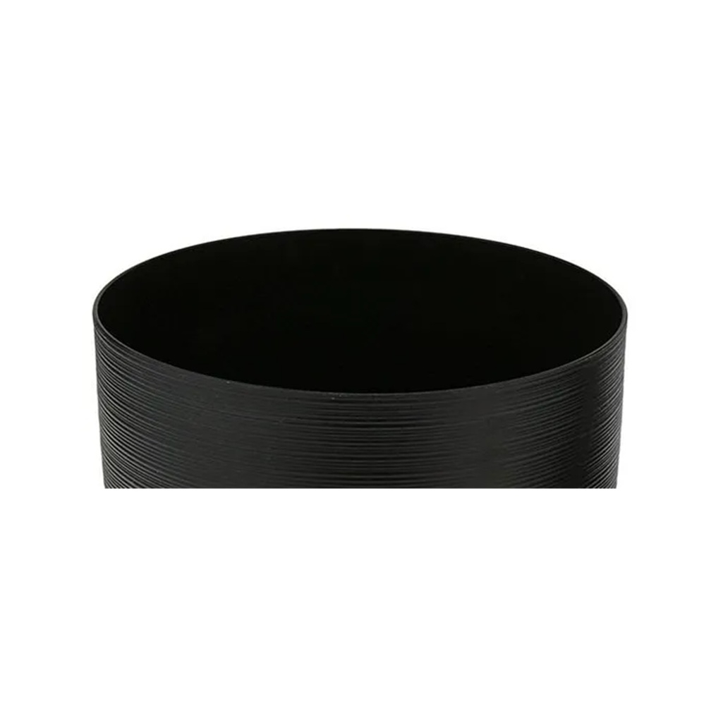 Горшок для цветов Ливингрин Де Коста с вкладкой, пластик, черный, 16х16 см, 2.25 л