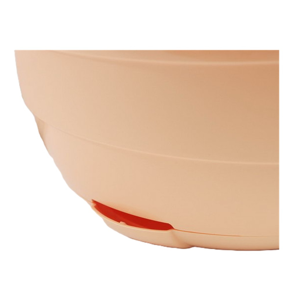 Горшок для цветов Венеция подвесной, пластик, крем, 17х22.5 см, 2.75 л