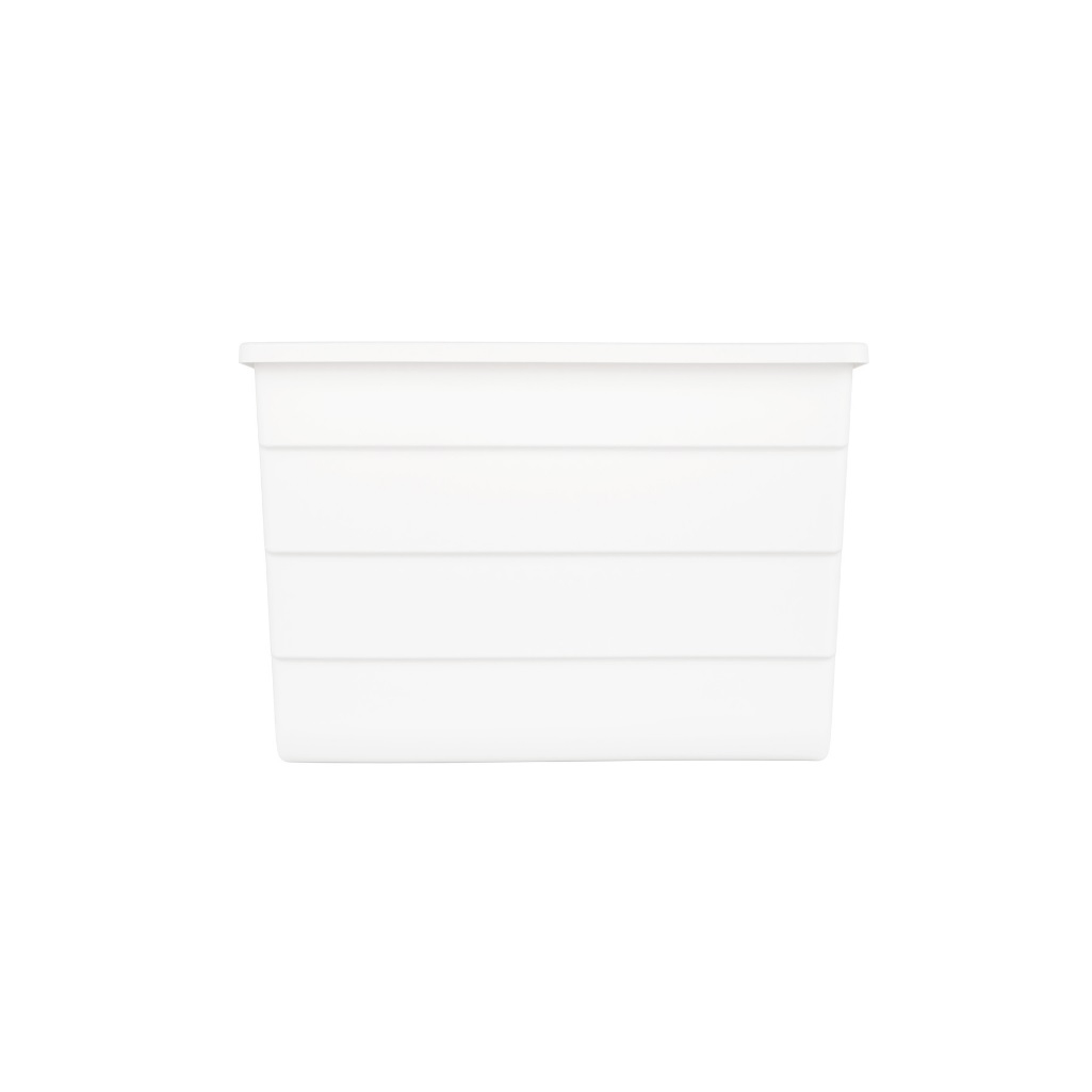 Кашпо для цветов Альтернатива Жемчужина, на перила, белое, 295х285х200 мм, М8913