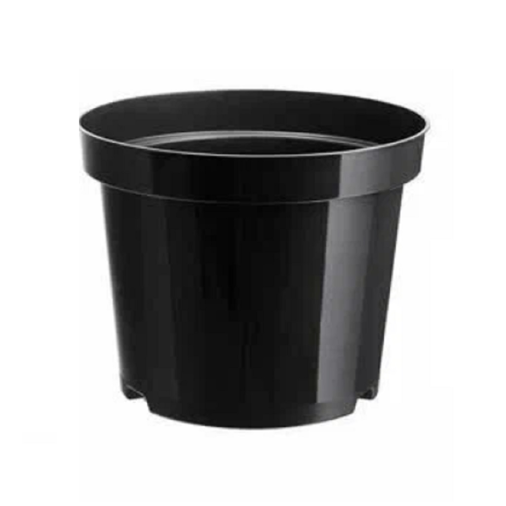 Горшок формованный d-22 см, h-18 см, дренажные отверстия, гладкие стенки, 5 л