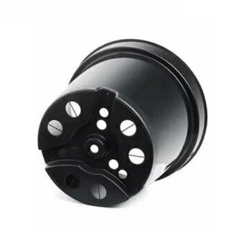 Горшок формованный d-22 см, h-18 см, дренажные отверстия, гладкие стенки, 5 л