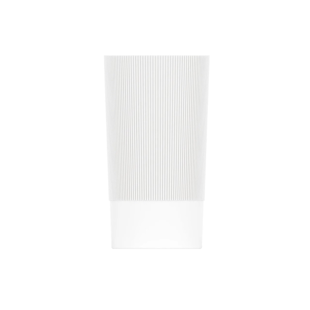 Ваза Альтернатива Версаль, для цветов под срезку, белая, диаметр 150 мм, высота 280 мм