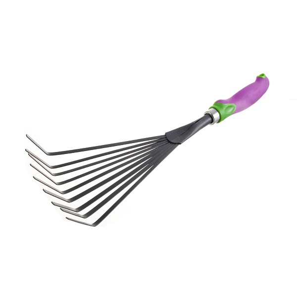 Грабли веерные Don Gazon 54913, 9 плоских зубцов 