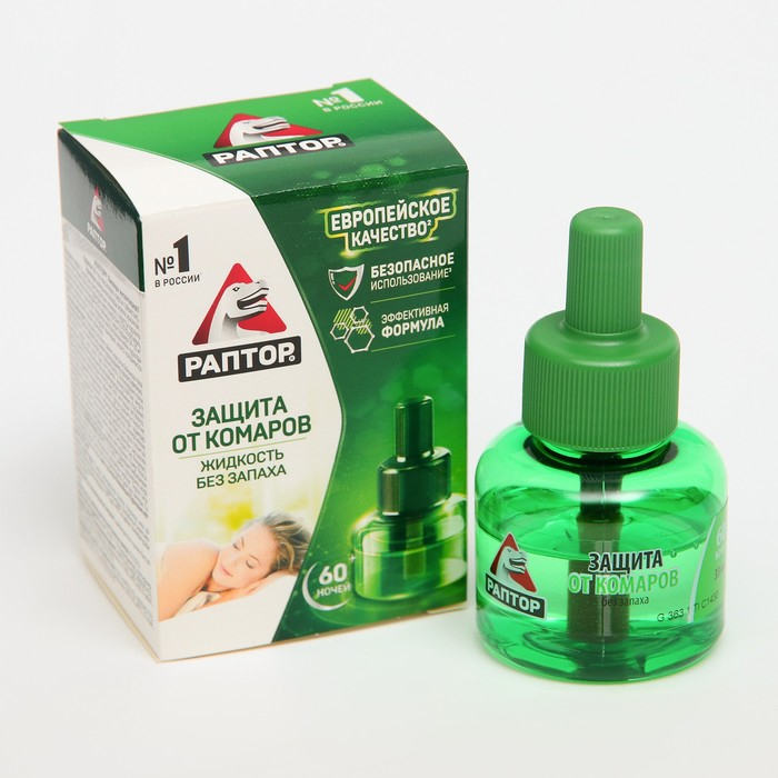 Жидкость от комаров Раптор 60 ночей