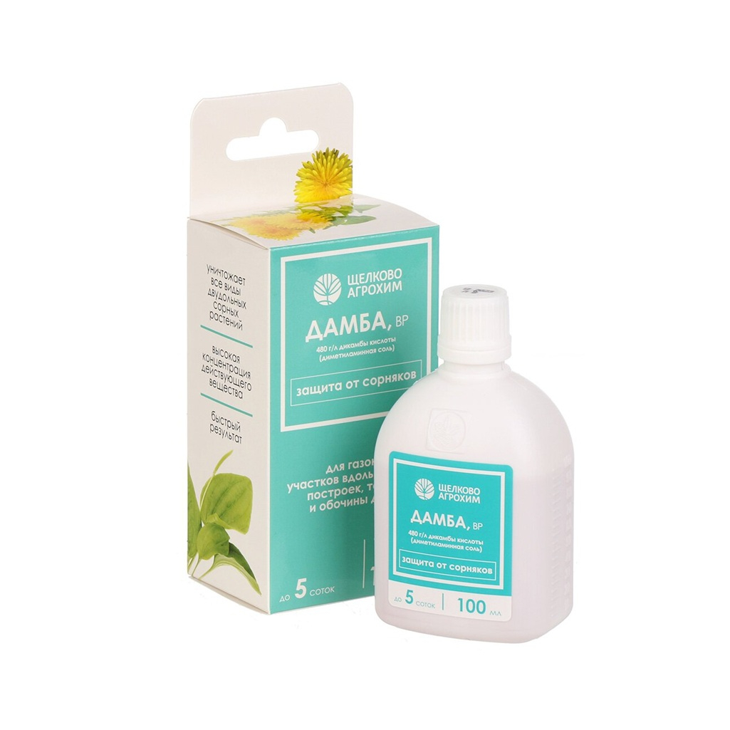 Средство Щелково Агрохим Дамба от сорняков, универсальный, 100 мл 