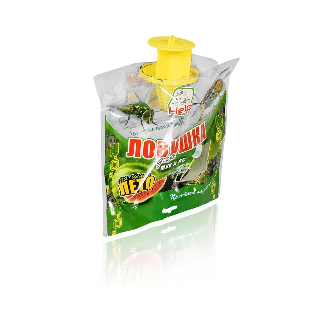 Ловушка Help для мух и ос, полипропилен, прозрачная 210х210 мм