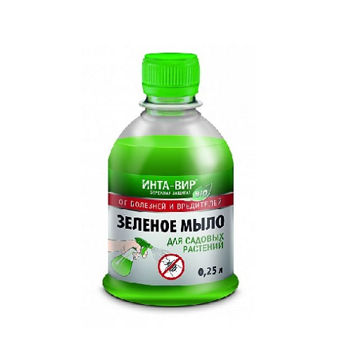 Средство для защиты растений Зеленое мыло 250 мл Инта-Вир