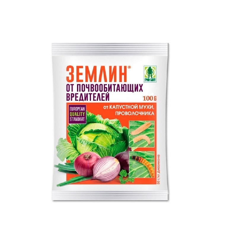 Средство от почвообитающих вредителей Землин 100 г