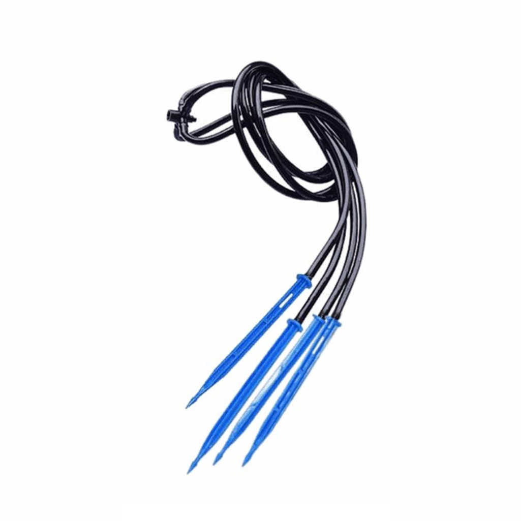 Комплект для капельного полива Стрелка-2, пластик, синий с черным, 2 шт