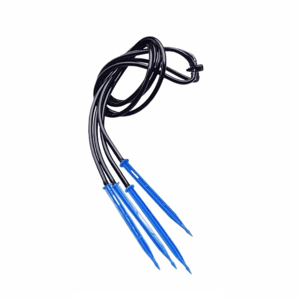 Комплект для капельного полива Стрелка-2, пластик, синий с черным, 2 шт