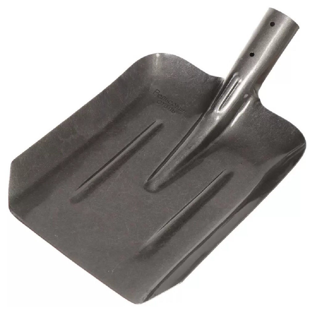 Лопата совковая Хоздвор нержавейка 1,5 мм без черенка