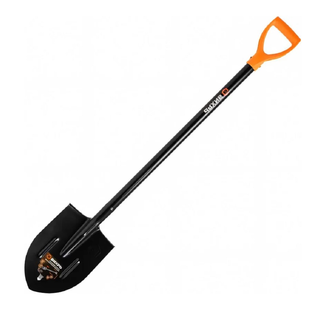 Лопата штыковая Вихрь 73/7/1/6, копальная, металлический черенок, для работы на земельных участках