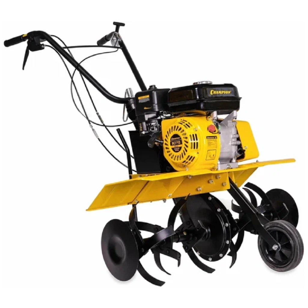 Мотокультиватор бензиновый CHAMPION BC 7712, высокая мощность, 6.5 л.с.