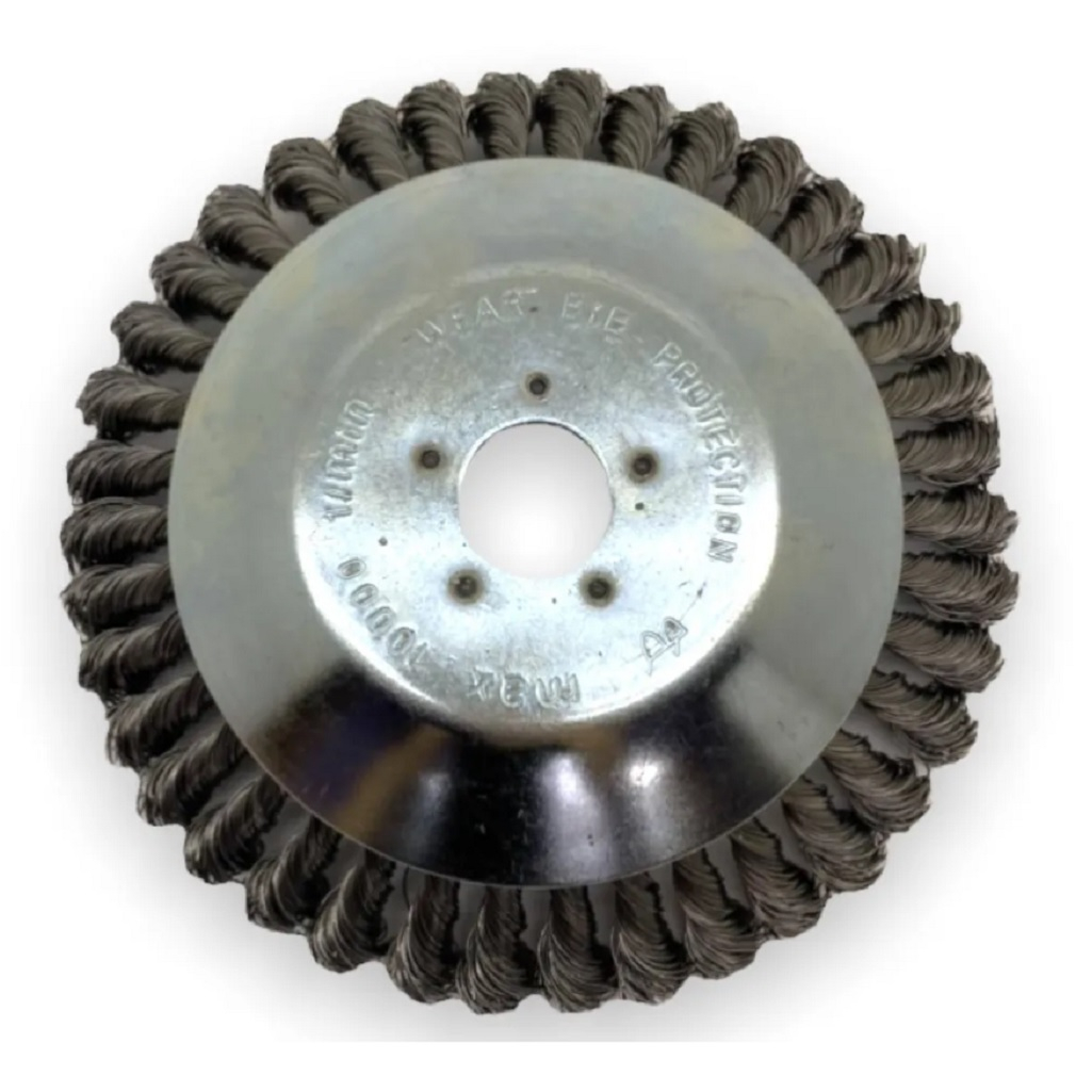 Щетка триммерная Rezer TBH 200 25.4х203 мм Для зачистки швов тротуарной плитки