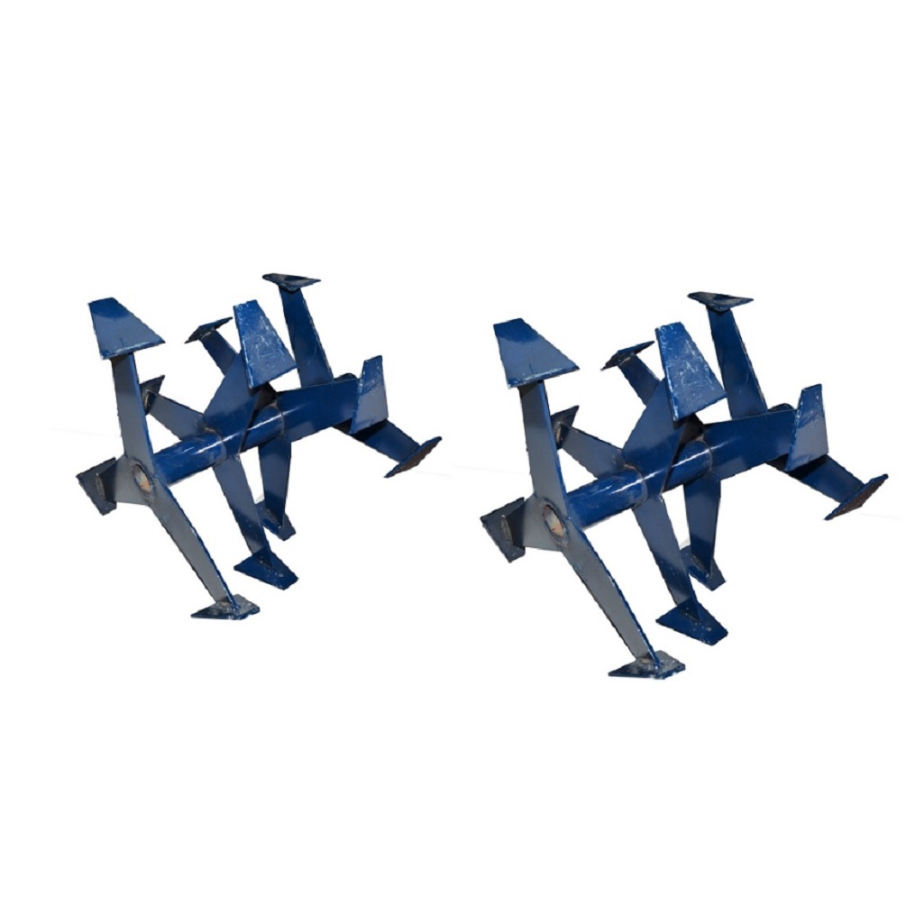 Культиваторы к мотокультиватору Крот Forza гусиные лапки, трехрядные, 360х230 мм вал 30 мм, 2 шт. ФМК30.360.230