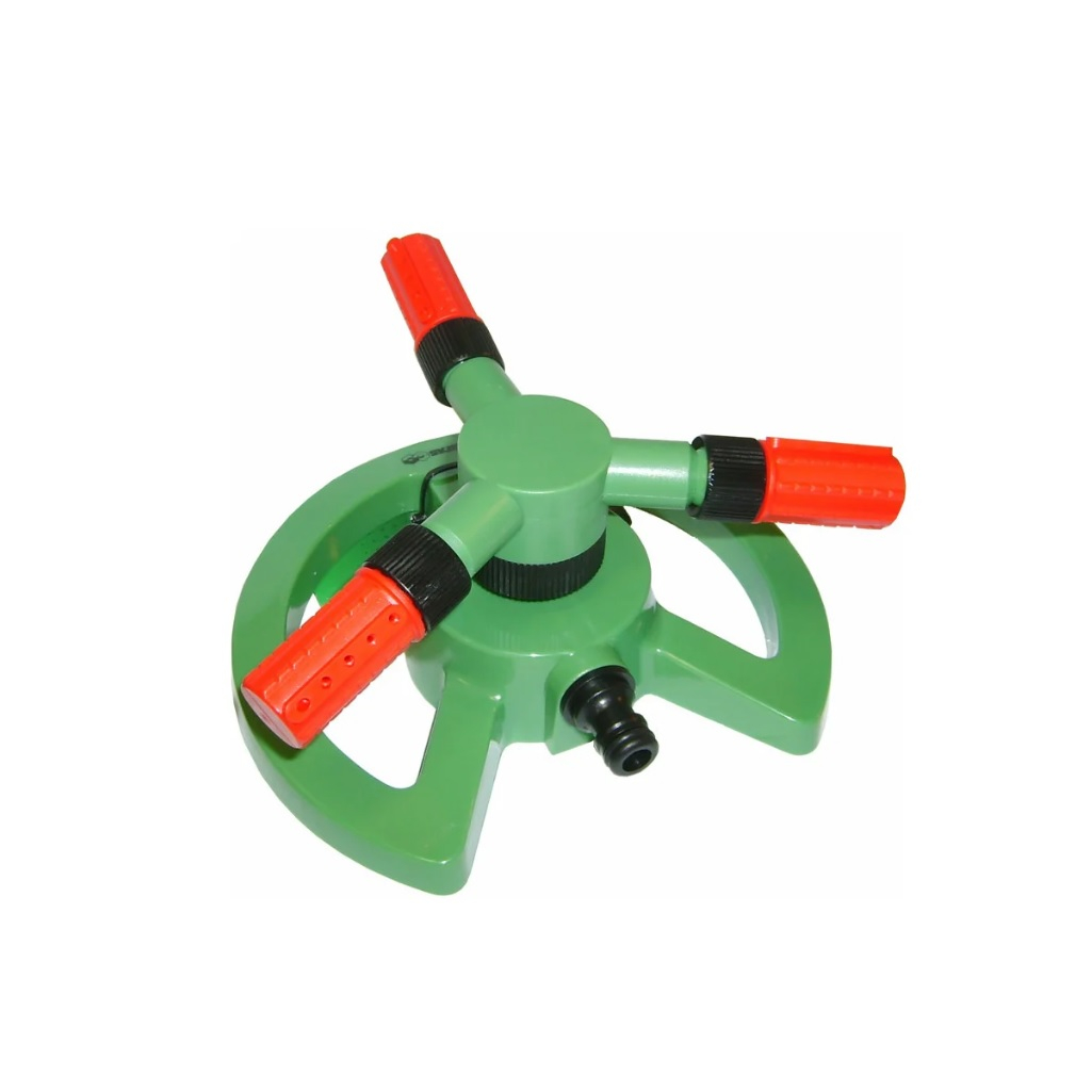 Разбрызгиватель вращающийся Skrab, 3-х лучевой, на подставке, 360 градусов, 90 кв.м., 28267  