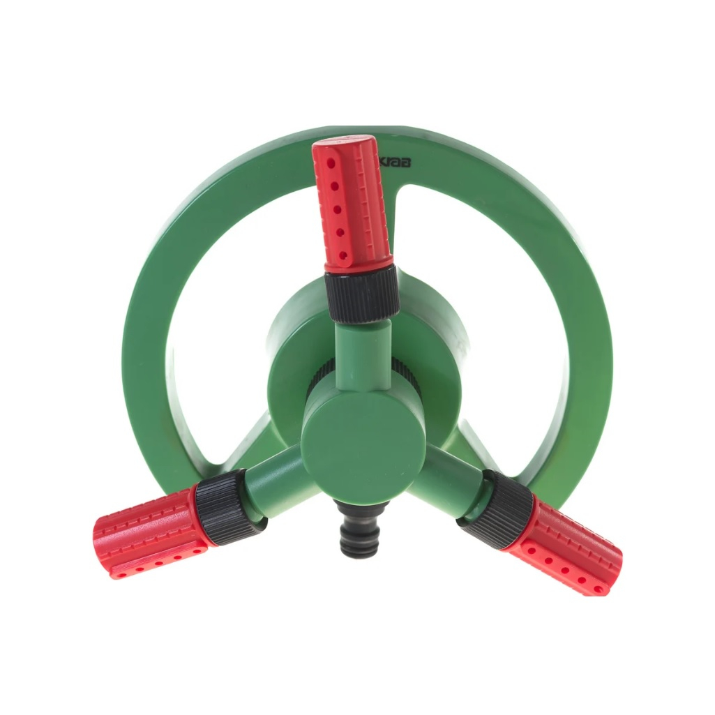 Разбрызгиватель вращающийся Skrab, 3-х лучевой, на подставке, 360 градусов, 90 кв.м., 28267  