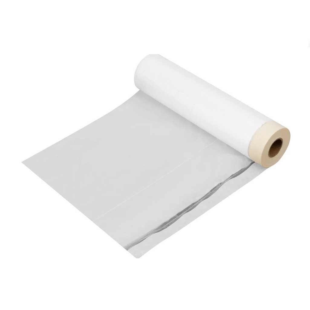 Пленка защитная Matrix с клеящей лентой, 1.7х15 м, прозрачная, 88752