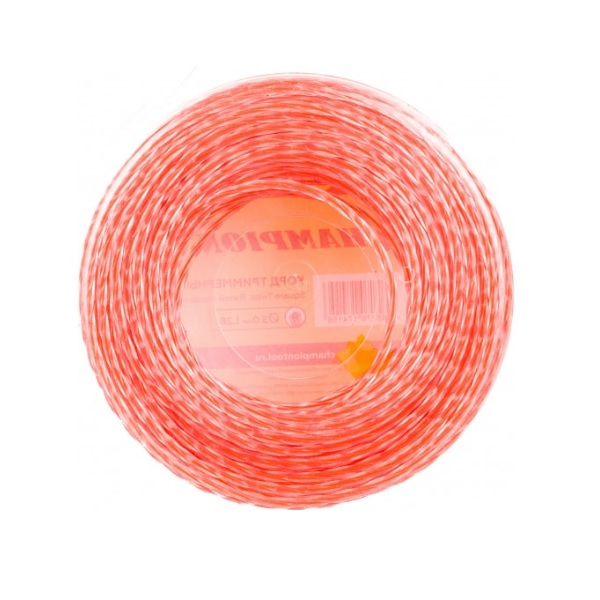 Леска для триммера Champion C5060, диаметр 3 мм, длина 28 м, витой квадрат