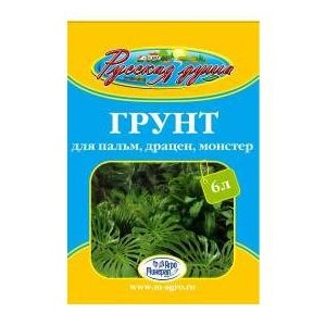 Грунт Минерал Агро Русская душа для пальм, драцен, монстер, готовый состав для подкормки и выращивания, 6 л