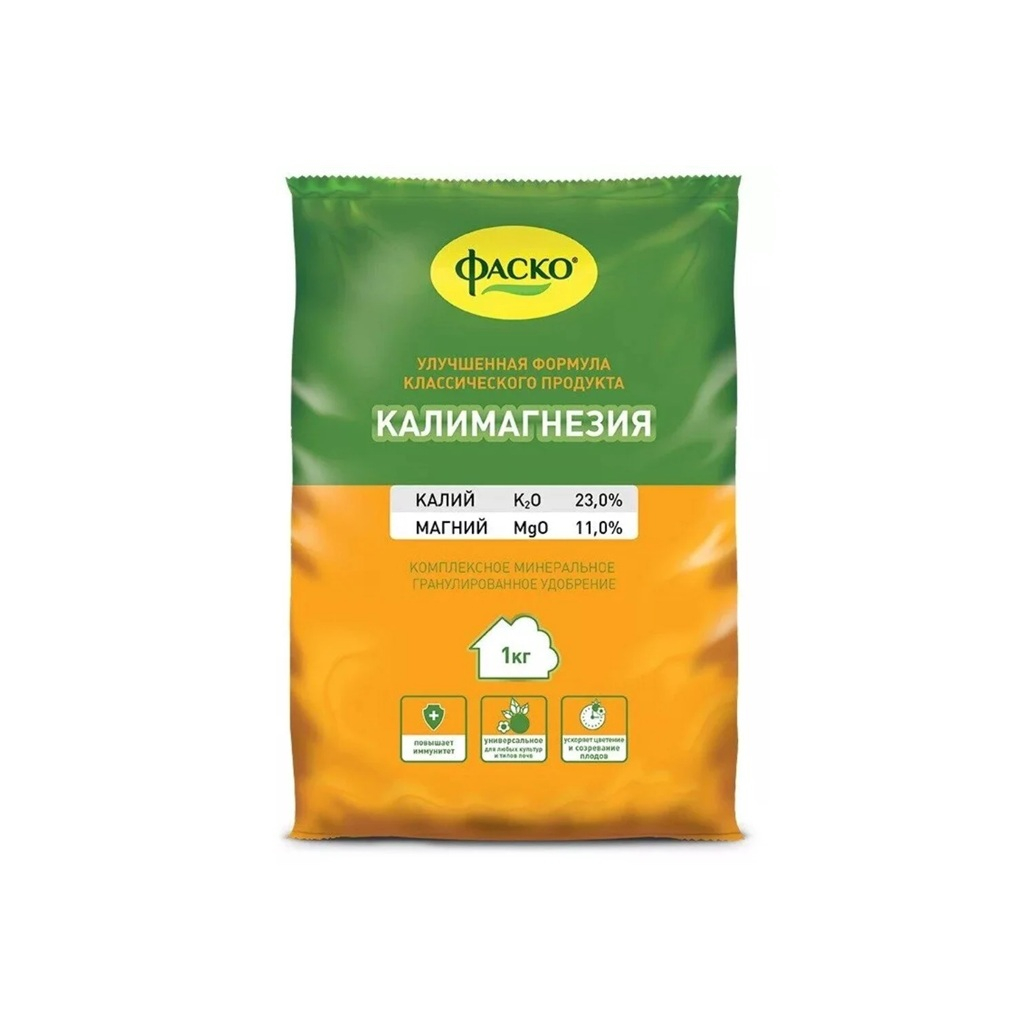 Удобрение Фаско Калимагнезия, сухое, минеральное, гранулы 1кг