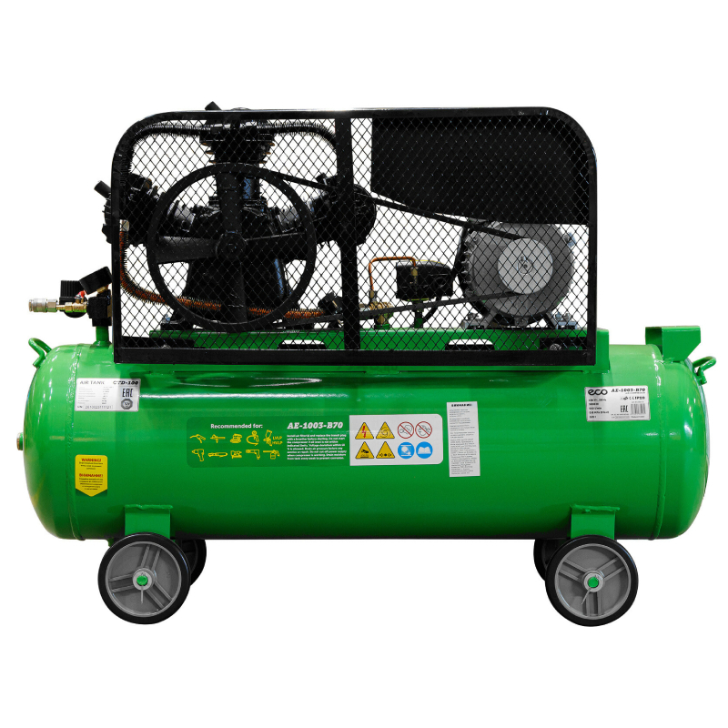 Компрессор ECO AE-1003-B70, 100 л, 3 кВт