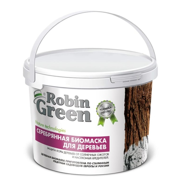 Побелка Серебряная биомаска Robin Green 3,5 кг
