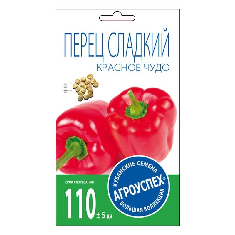 Перец сладкий Красное чудо Агроуспех 212107
