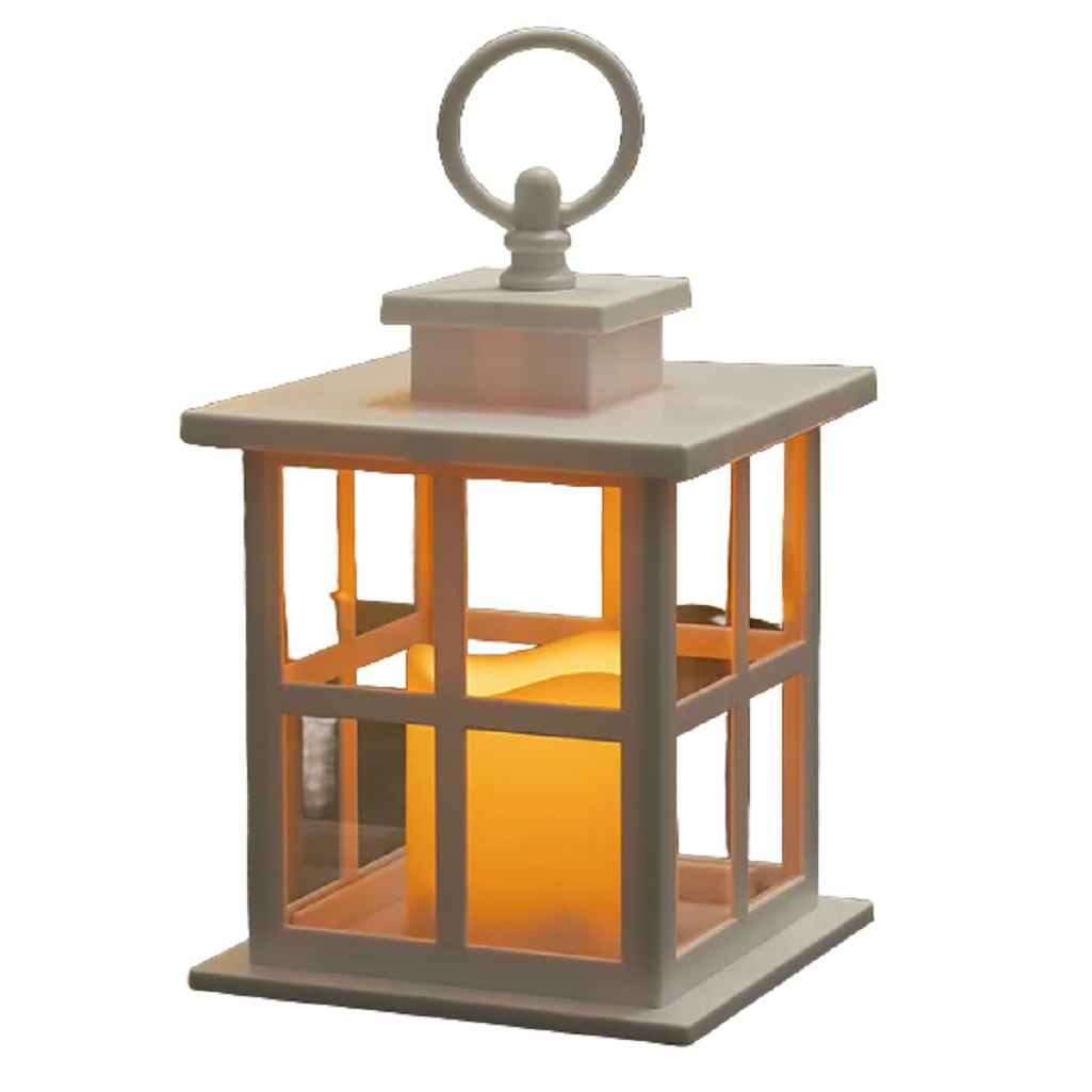 Светильник садово-парковый Чудесный сад 726 Мюнхен, h-18 см, мерцающий, IP44, 3xAAA, белый