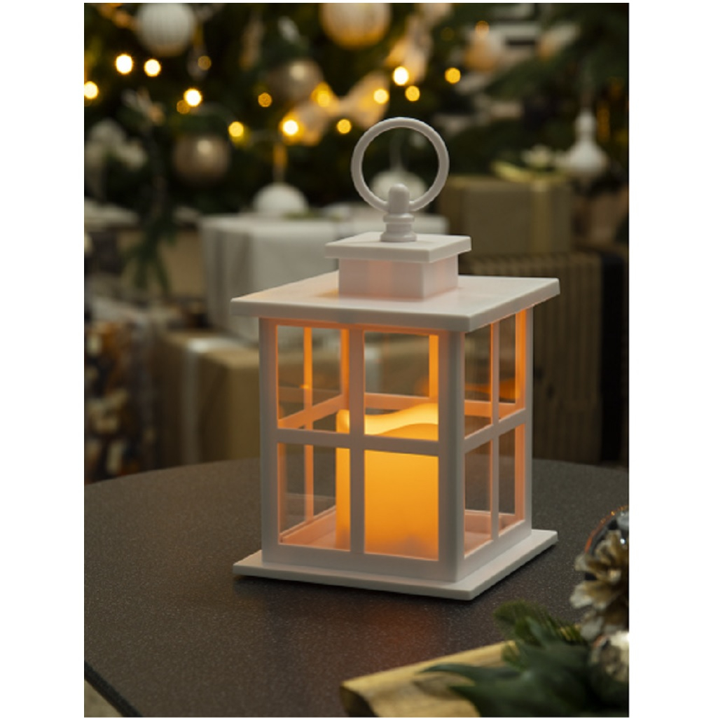 Светильник садово-парковый Чудесный сад 726 Мюнхен, h-18 см, мерцающий, IP44, 3xAAA, белый