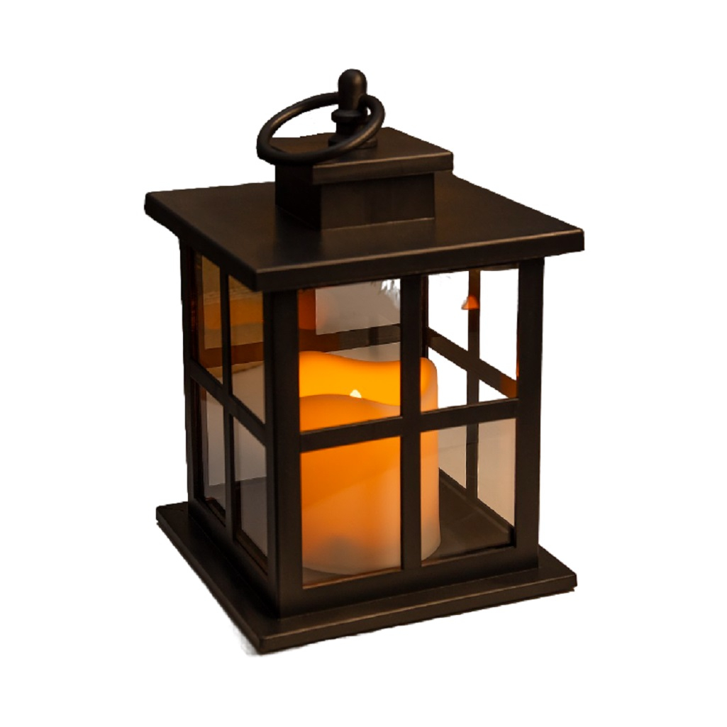 Светильник садово-парковый Чудесный сад 726 Мюнхен, h-18 см, мерцающий, IP44, на 3xAAA, черный