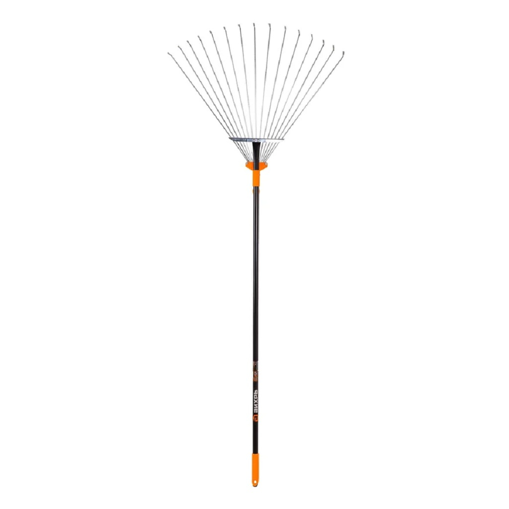 Грабли Вихрь 73/7/1/10 веерные, регулируемые, из стали, для уборки листьев, сена, травы