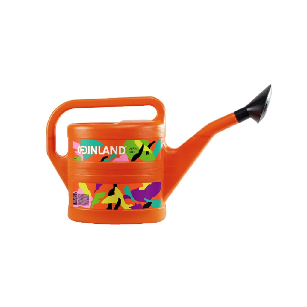 Лейка садовая Finland 2054, пластиковая, 10 л для полива растений на дачном участке